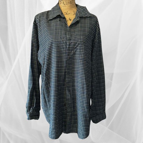 PARISIAN Signature - Vintage Plaid Button Down Shirt - Men's XL - Picture 1 of 8